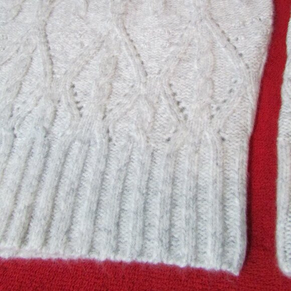 White House Black Market Fairisle Lurex Sweater - Picture 5 of 12